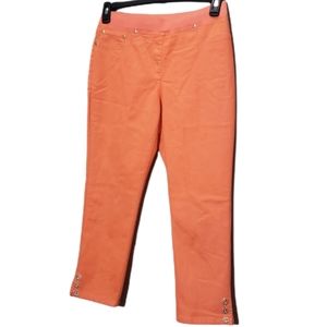 Hearts 💕 of palm ankle pants 👖 size 6, color orange 🍊.